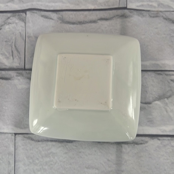 Georgetown studio pottery ikebana flower vase with frog, signed hand painted - Picture 3 of 6